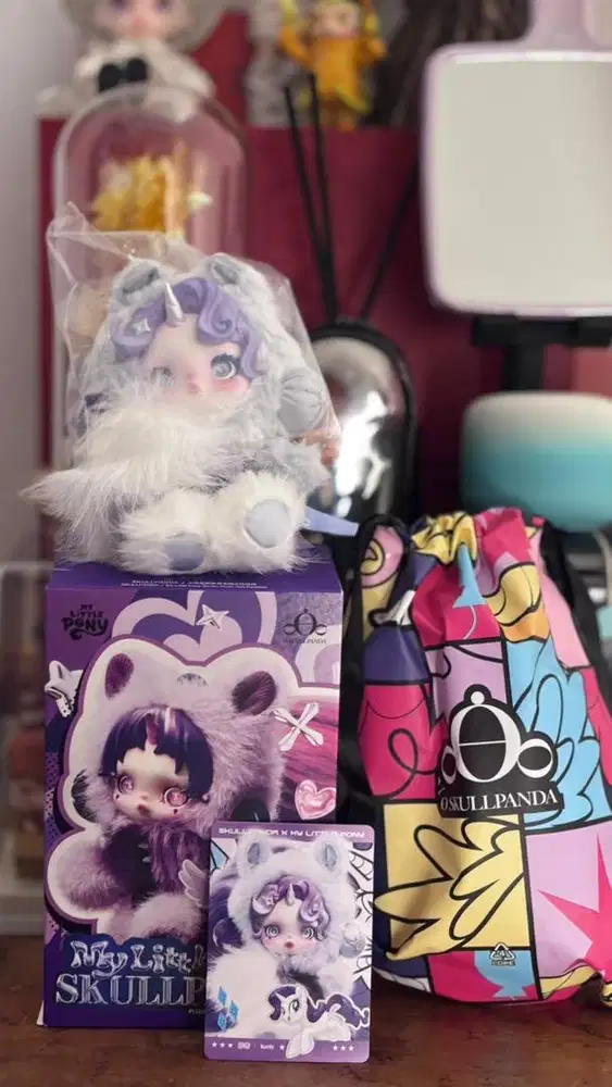skullpanda my little pony (rarity)