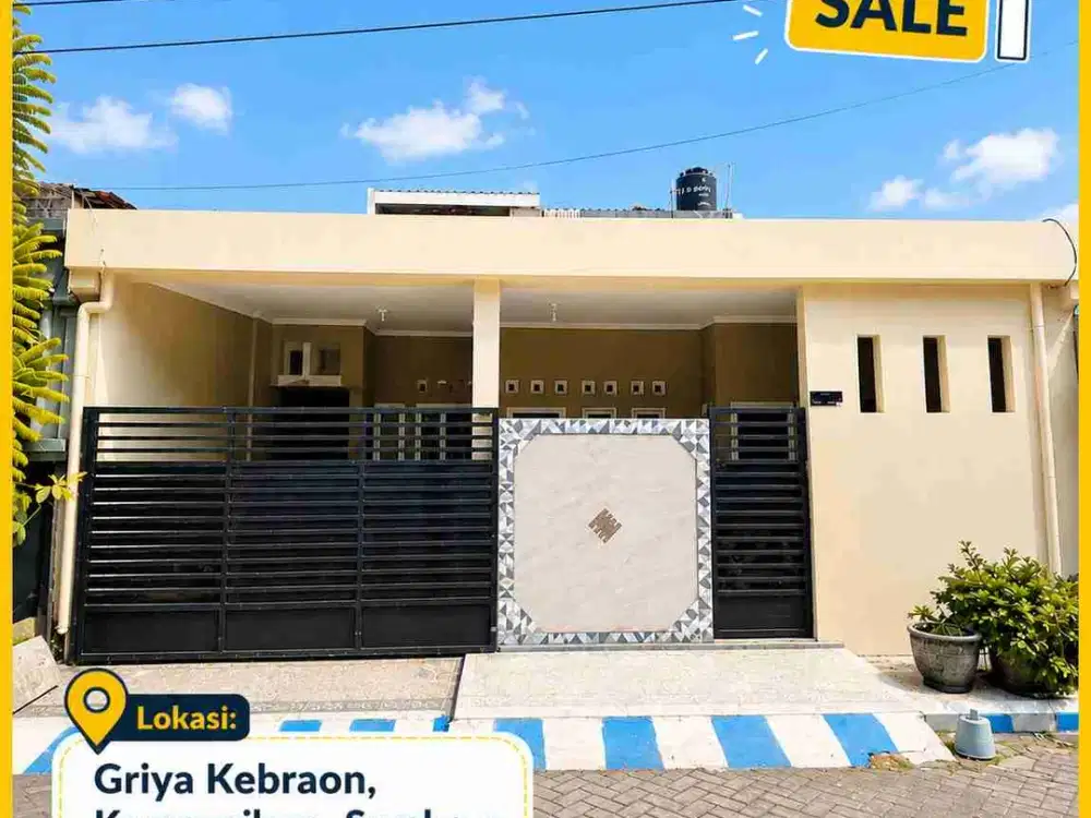 Karangpilang Surabaya | Jual Rumah 110 m² Griya Kebraon Greensmart Grand Harvest Mastrip Tol Gunungsari Wiyung Kemlaten Kedurus