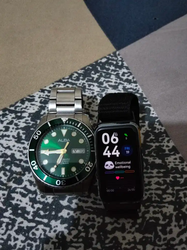 JAM ALBA AUTOMATIC dan HUAWEI BAND 10