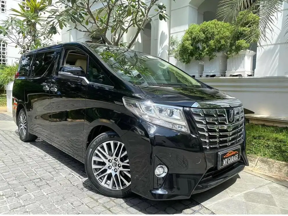 TOYOTA ALPHARD G 2.5 ATPM 2017 Hitam Tgn 1 dari baru a/n Pribadi