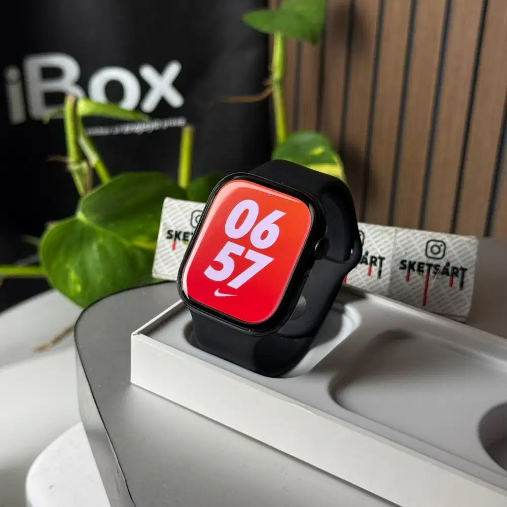 Apple Watch Series 10 46mm Jet Black iBox iwatch Battery Health 100%