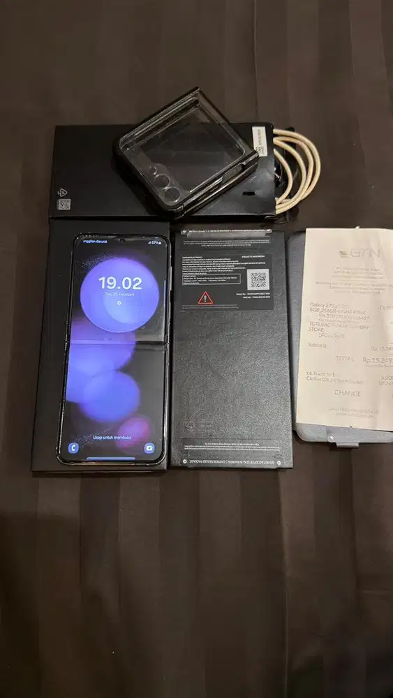 Samsung Z Flip 5 Lavender 5G 8/256GB SEIN Lengkap