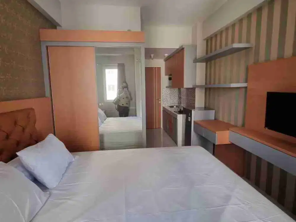Apartemen Puncak Dharmahusada type studio Tower B lantai 6 Full Furnished. Bagus.
