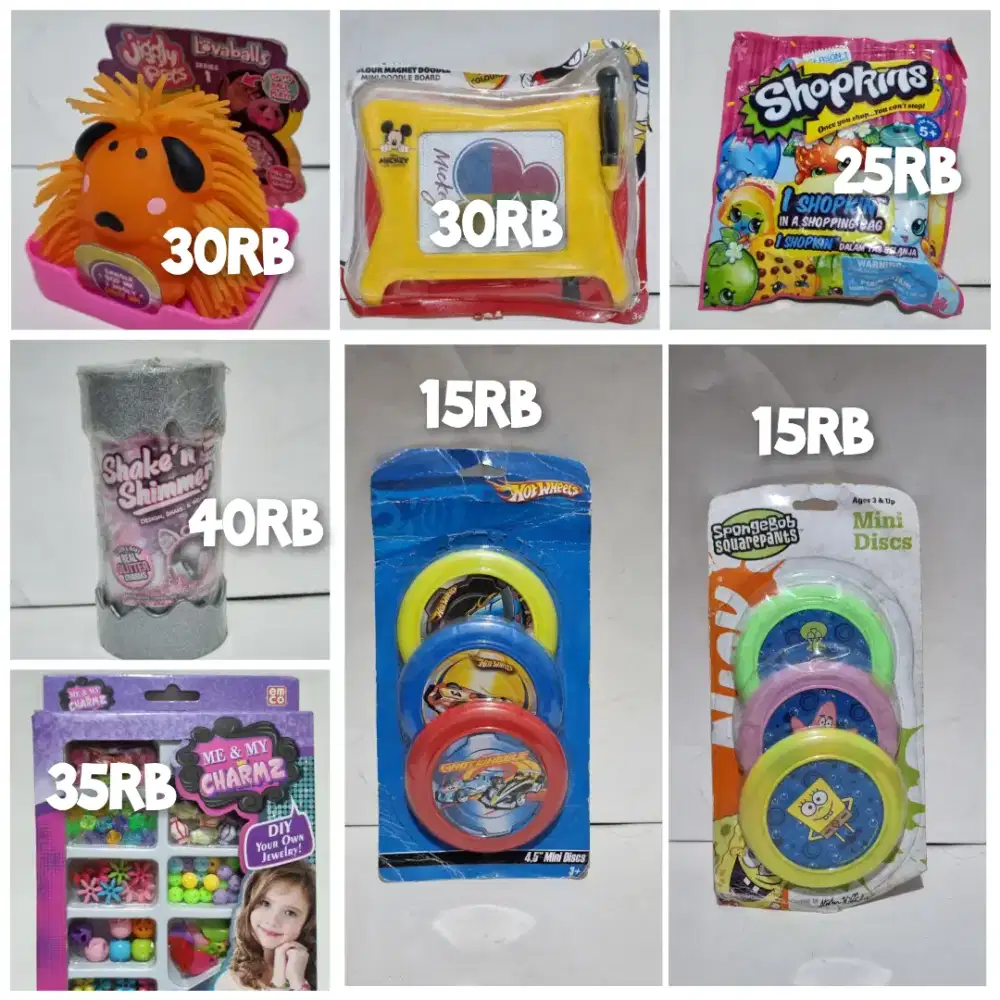 Mainan anak emco playdoh shopkins