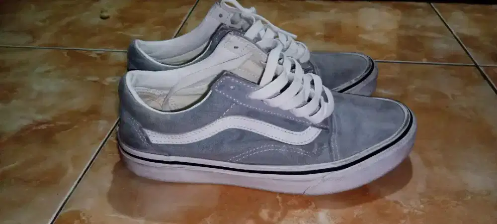 Dijual Vans Old Skool Grey White ORIGINAL