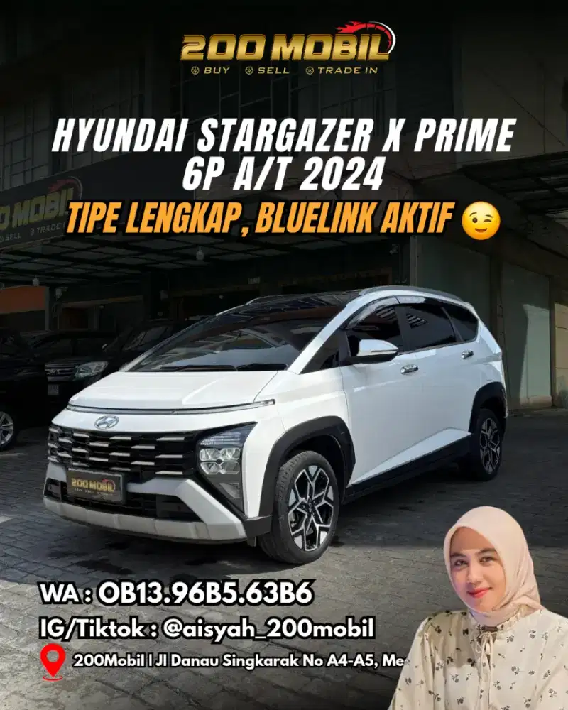 Hyundai Stargazer X Prime 6P A/T 2024 Bensin