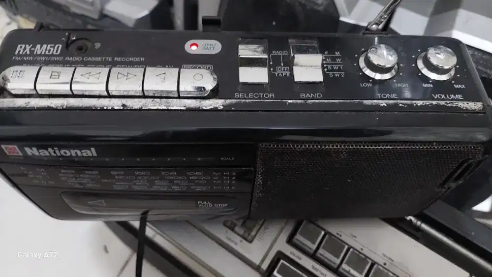 Radio national tape normal fm mw sw bagus