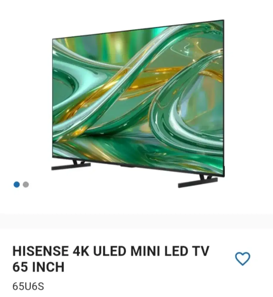 HISENSE MINI LED TV 65 INCH