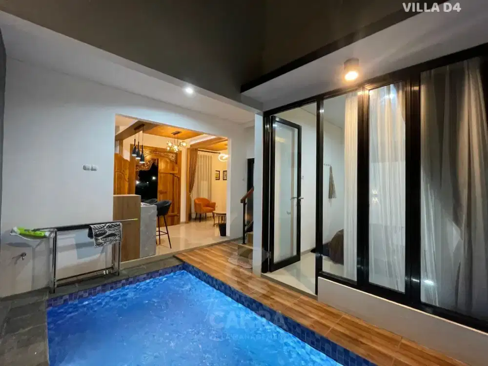 RUMAH VILLA SUPER STRATEGIS KOTA BATU 2 MENIT ALUN ALUN BONUS FURNISH