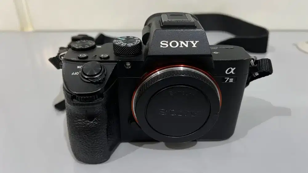 Sony A7iii fullset SC rendah ( A7 iii mirrorless )