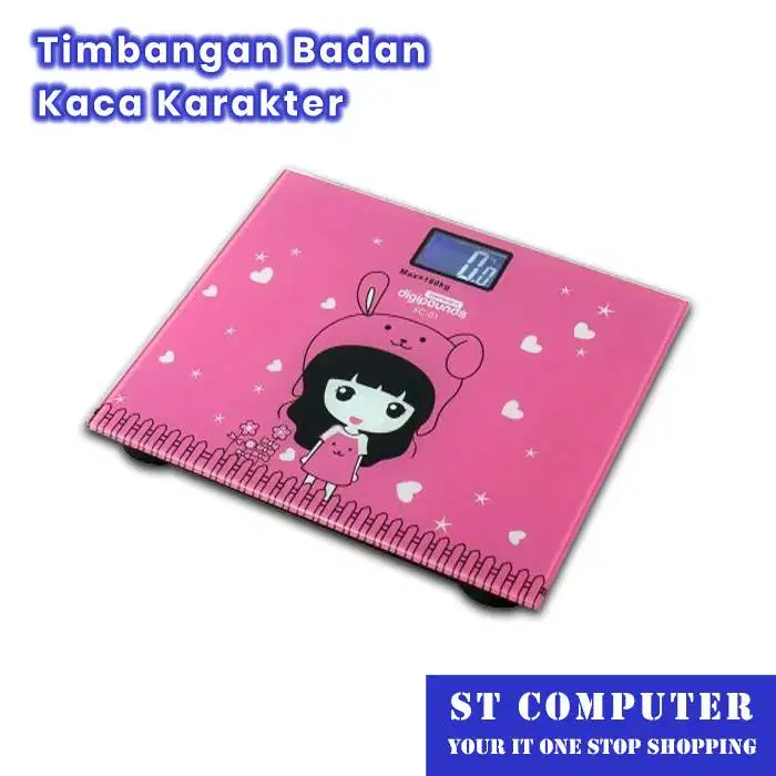 Timbangan Badan Kaca Karakter