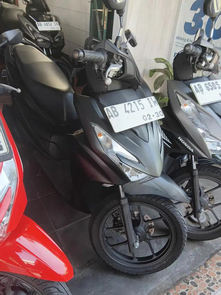 Beat deluxe keyless remote 2 hitam doff 2025awal gbm