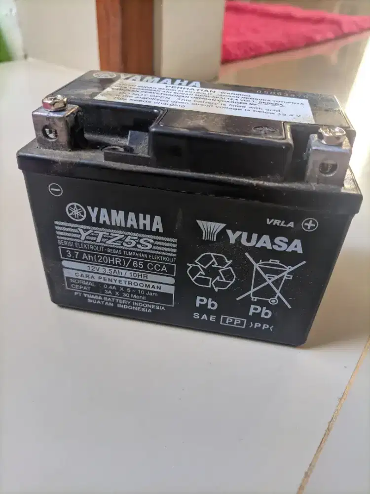 Aki motor Yamaha Yuasa YTZ5S