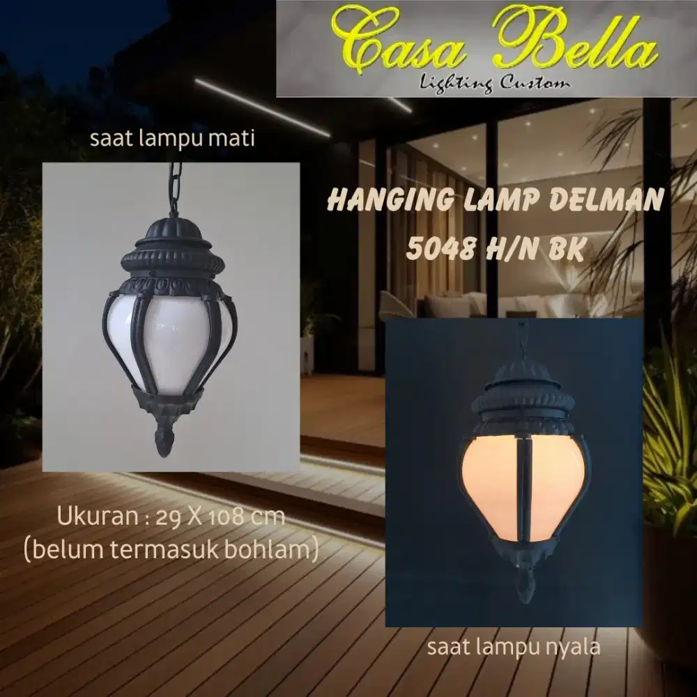 Jual lampu gantung delman