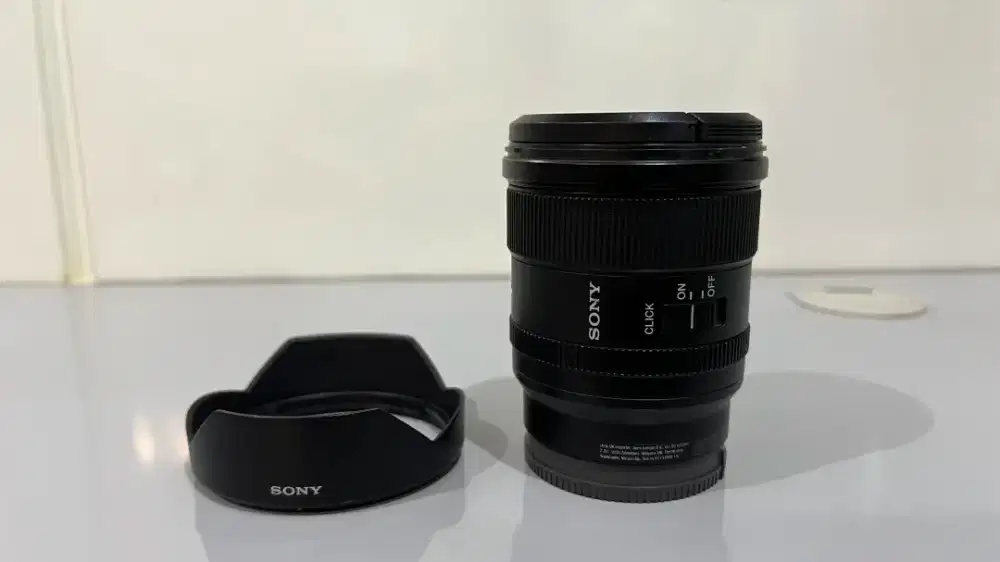 Lensa Sony FE F1.8 20mm G Lens full frame ( 1.8 20 mm SEL20F18G )