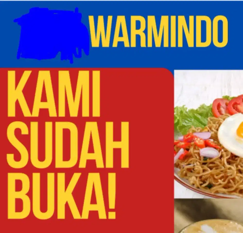 dibutuhkan pelayan/tukang masak utk warmindo