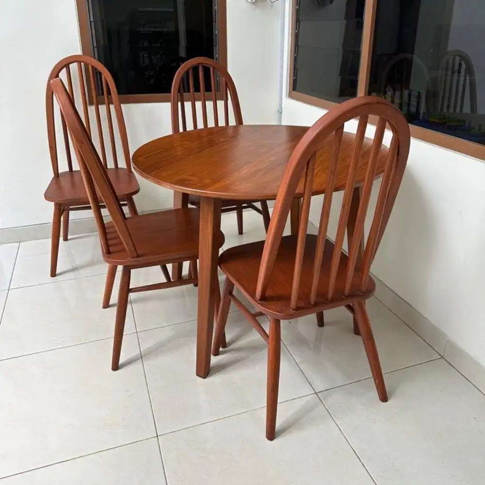 MEJA KAYU JATI MURAH dapet kursi