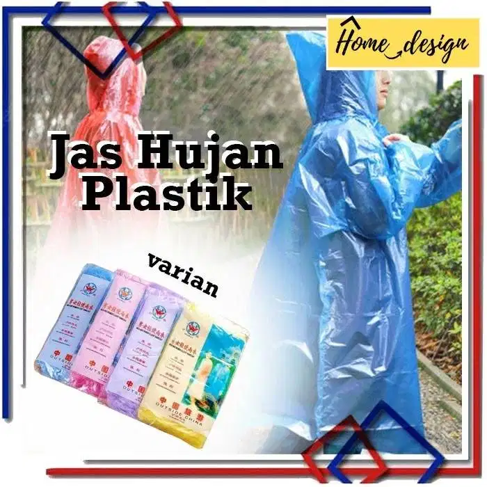 Jas Hujan Plastik / Raincard / Jas Hujan Sekali Pakai / Jas Hujan Daru