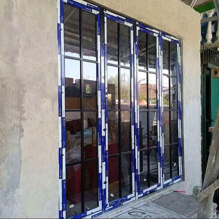 Kusen jendela kaca aluminium