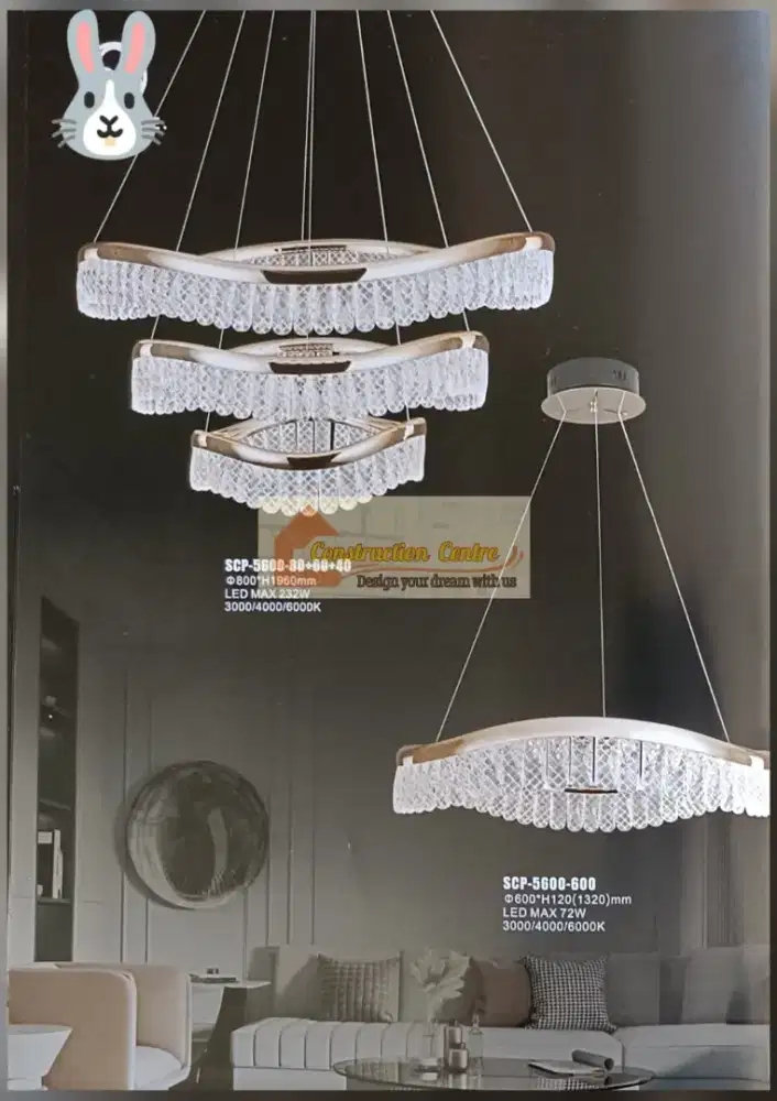 lampu hias crystal