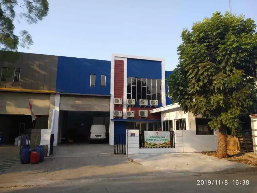 Gudang Di Taman Tekno Bsd OFFICE dan ruang pos satpam tersedia