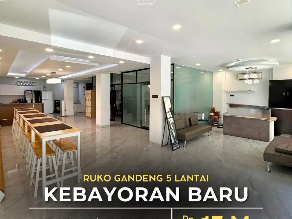 For Sale Ruko Gandeng Fully Furnished, Grand Wijaya Center