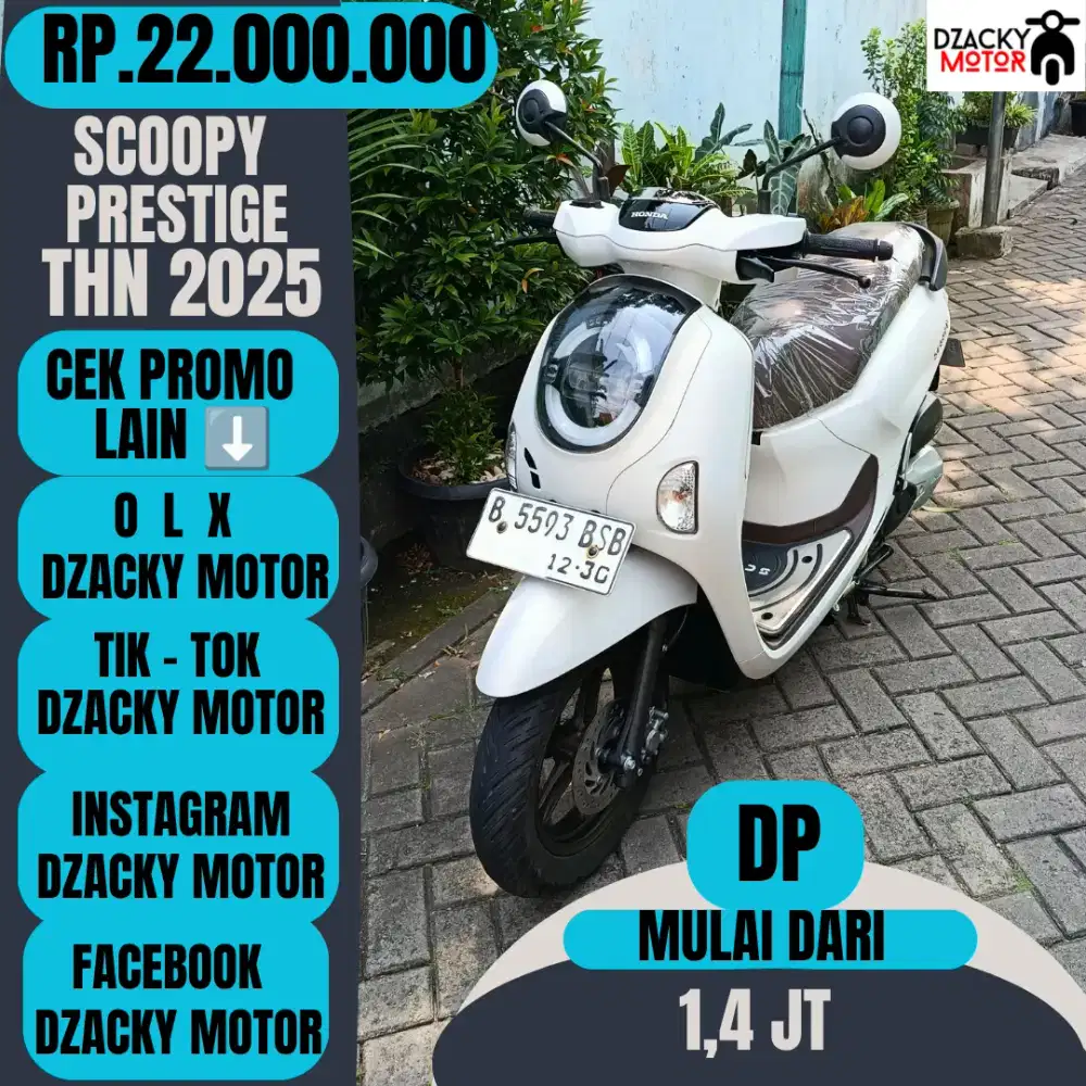 SCOOPY PRESTIGE THN 2025 SECOND LIKE NEW