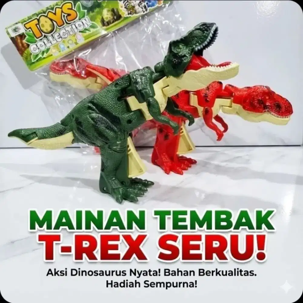 Mainan anak dinosaurus geal geol viral