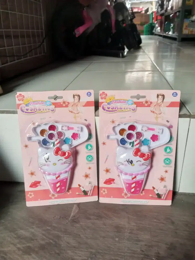 Mainan anak makeup es krim hello Kitty