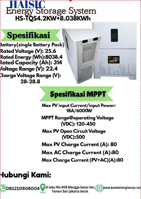 HAISIC Energy Storage System 4.2KW