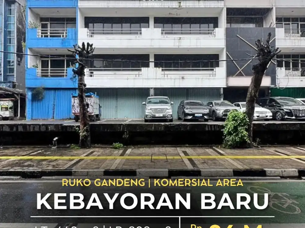 For Sale Ruko Gandeng 3 Lantai Siap Pakai, Komersial Area