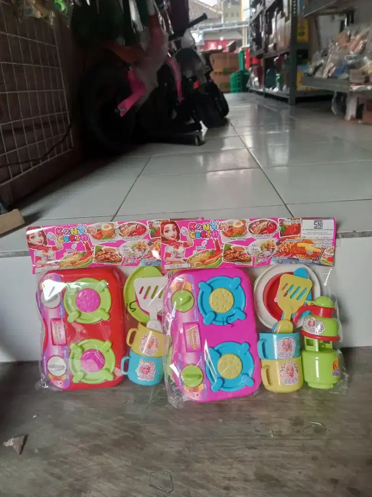 Mainan anak kantin ceria masak masak