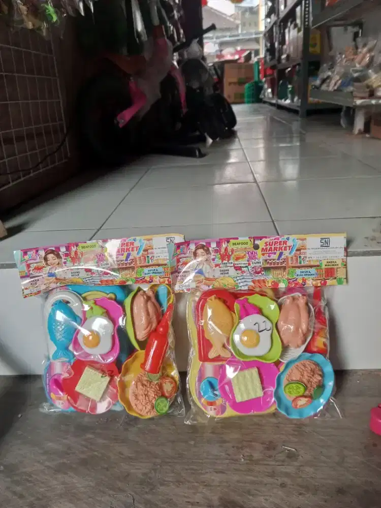 Mainan anak masak masak supermarket