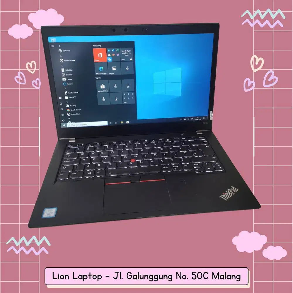 RAM 8GB Core i5 gen 8 Lenovo Thinkpad T480s SLIM [19|06]