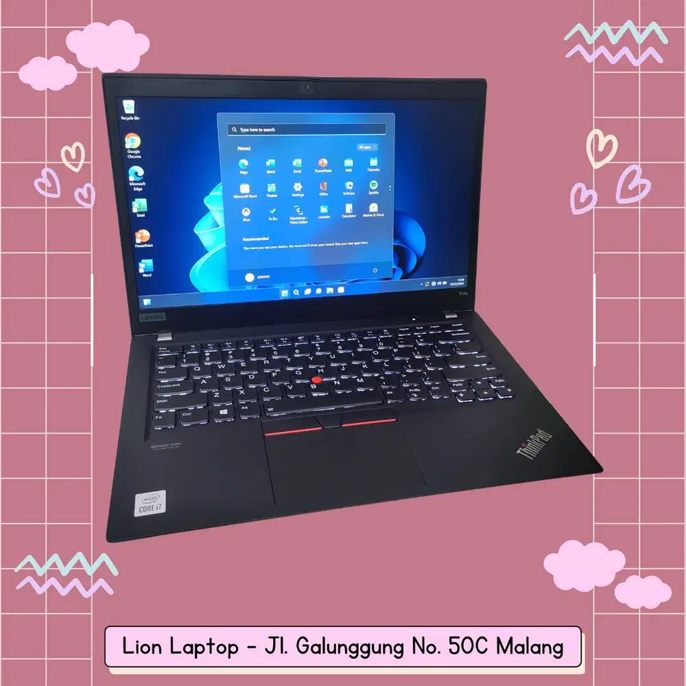 RAM 16GB Core i7 Gen 10 Slim SSD 256GB Lenovo Thinkpad T14S [19|06]