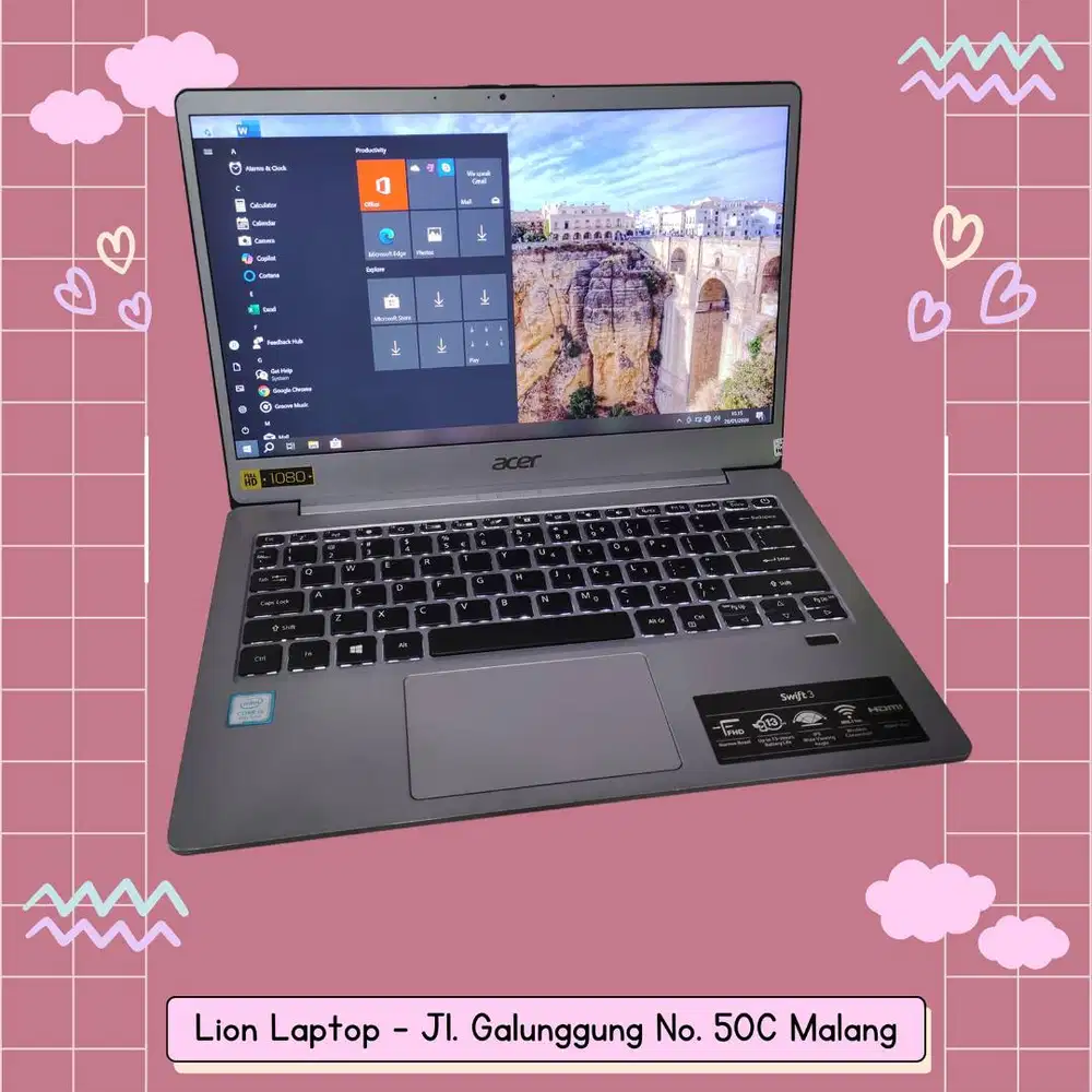 Super Slim Core i5 Gen 8 8/25 Acer Swift 3 SF313-51 [19|06]