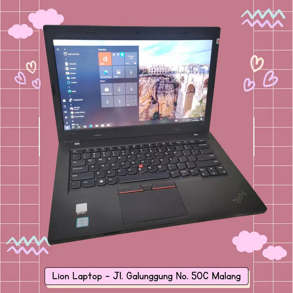 RAM 8GB Core i5 SSD Murah Lenovo Thinkpad L470 [19|06]