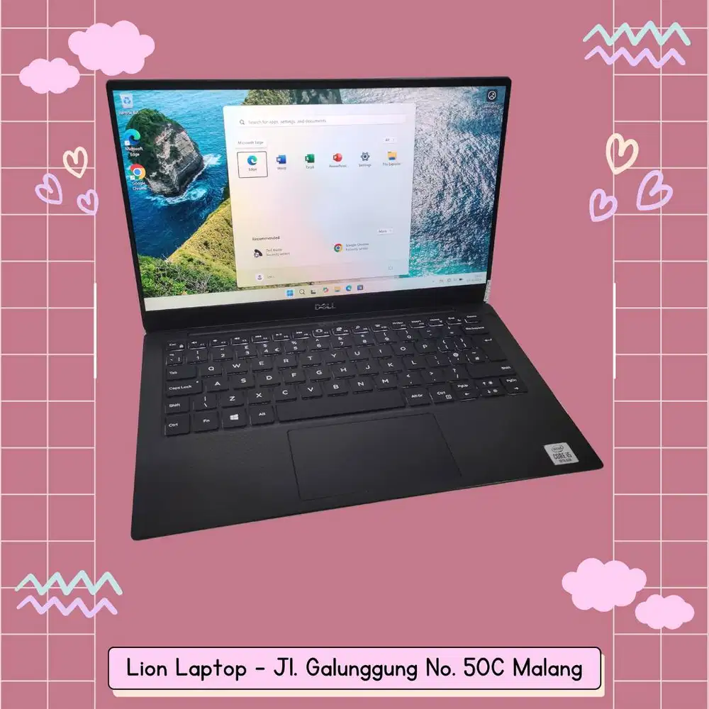 Slim & Ringan Core i5 gen 10 RAM 8 SSD 256 DELL XPS 13 7390 [19|06]