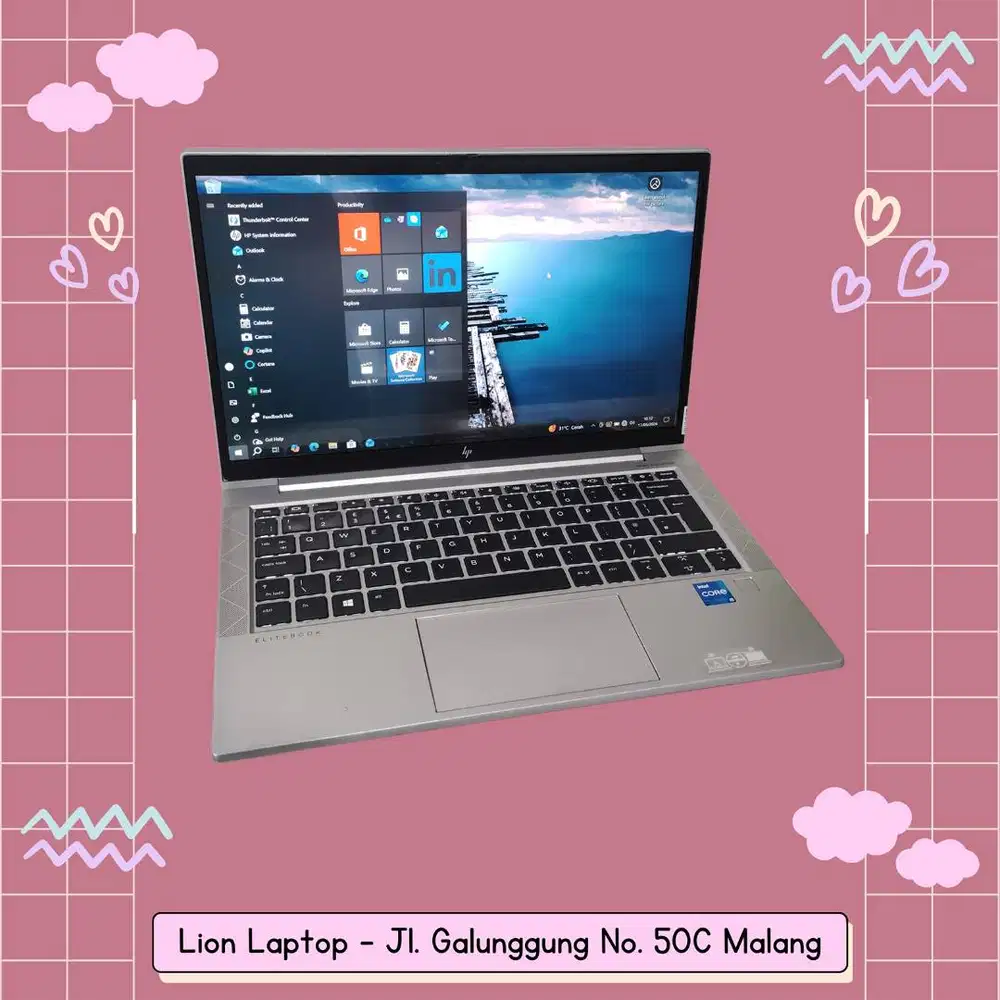Alumunium Body Core i5 Gen 11 8/256 Slim HP Elitebook 830 G8 [19|06]