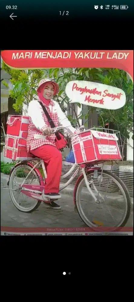 Lowongan Yakult Lady (Wanita)