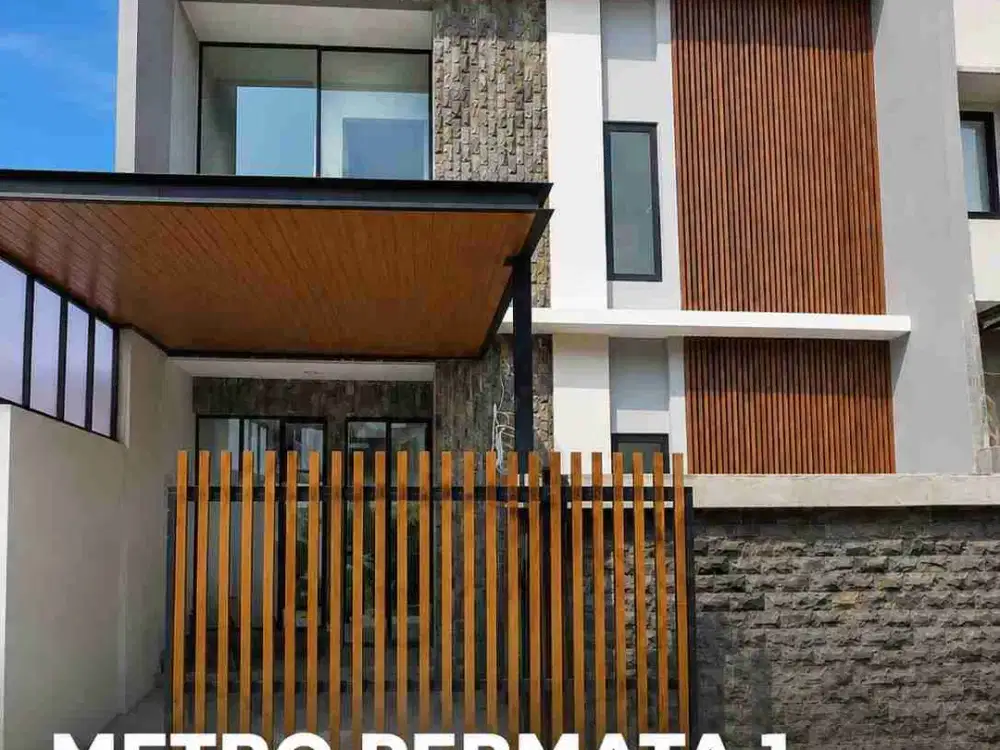 Wilson Rumah baru modern minimalis uk 8x18 metro permata 1