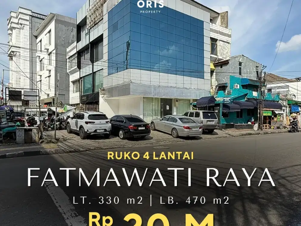 For Sale Ruko 4 Lantai Cocok untuk Klinik, Cafe & Kantor