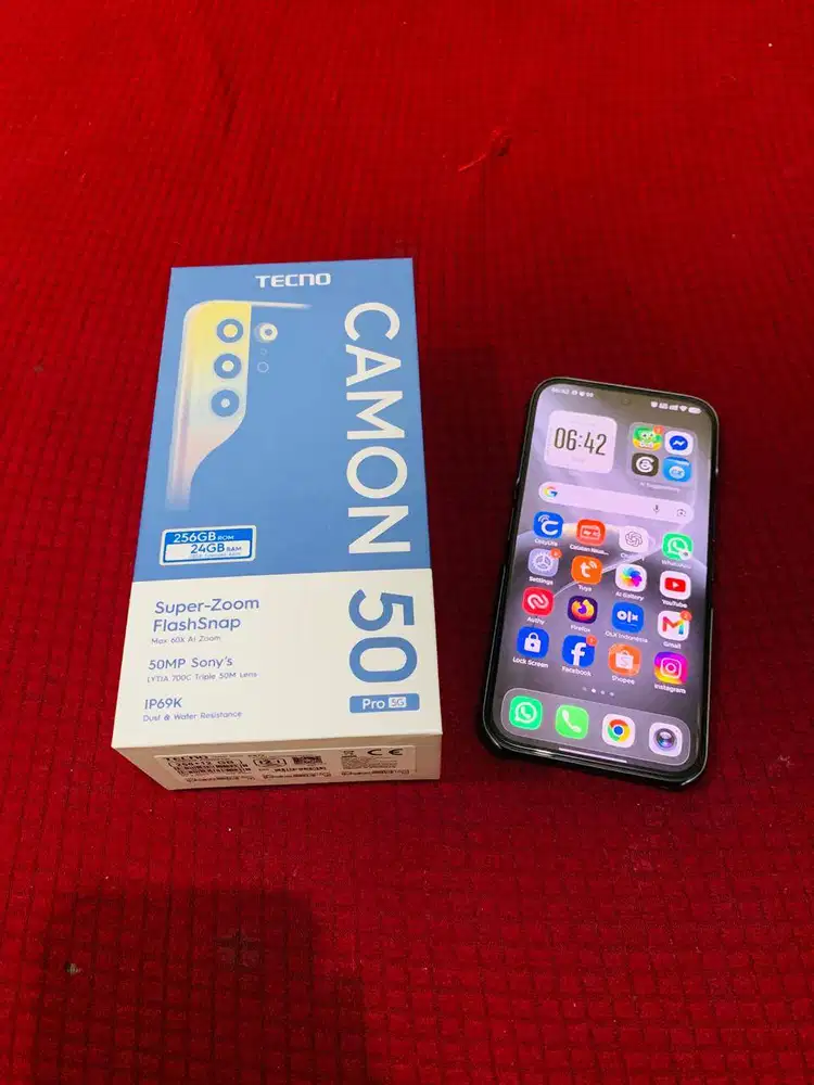 Tecno Camon 50 Pro 5G RAM 12+12 GB / 256 GB