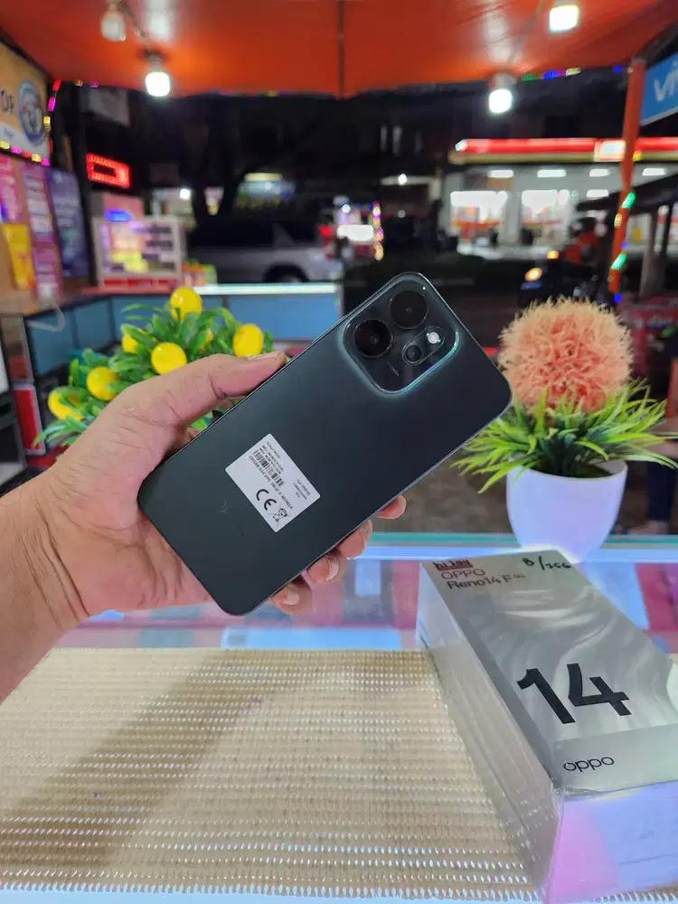 Oppo Reno 14F 5G Ram 8+8Gb/ 256Gb Fullset Like New Bergaransi