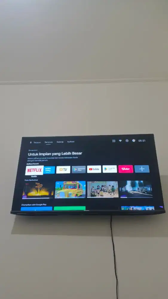 Tv hisense 43inch android tv