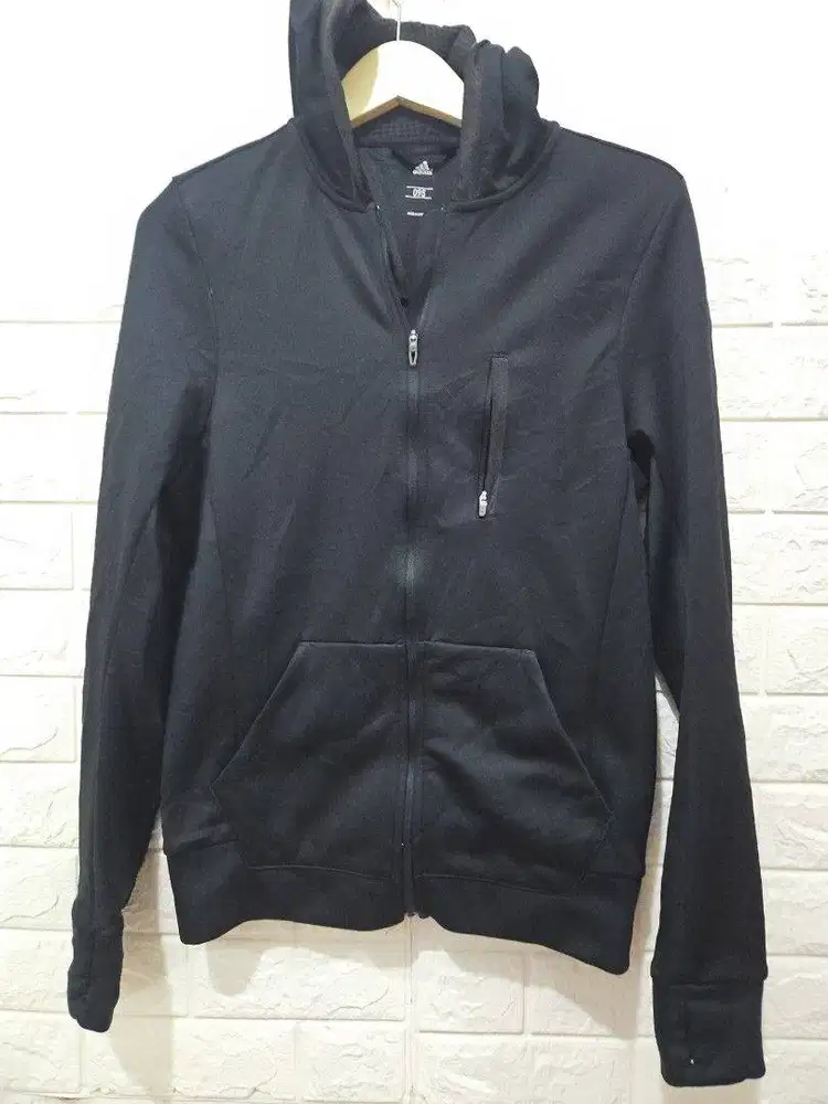 Adidas tech hoodie full zipper size S