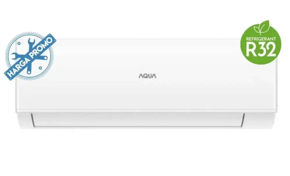 Harga promo indoor ac aqua 1pk type 9FQFL3. Barang baru...