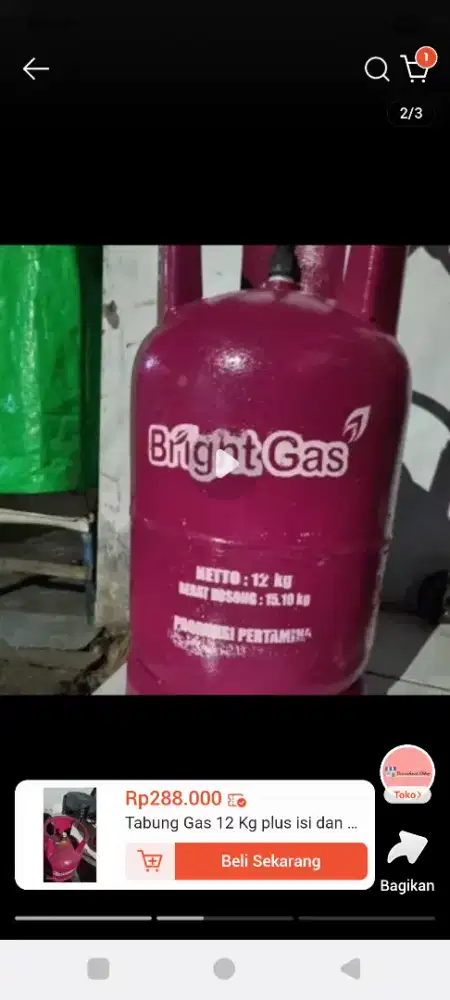 Tabung Gas 12 Kg