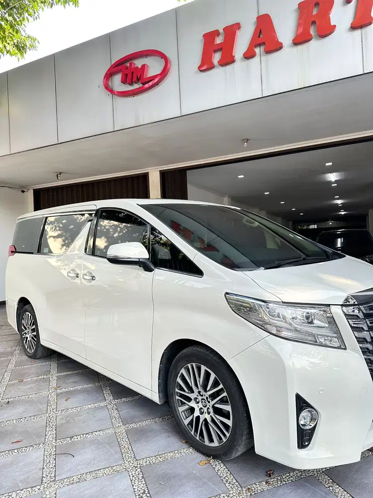 Toyota Alphard G Th 2017 Warna Putih Bensin