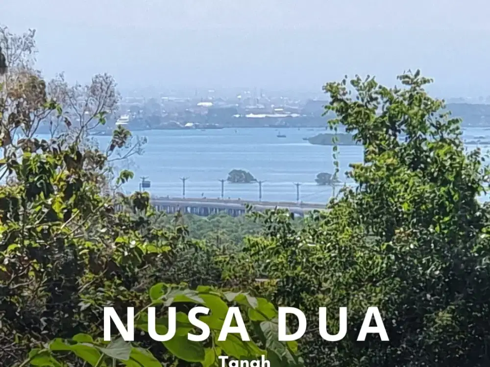 Tanah Nusa Dua Pemandangan Laut Dekat Puja Mandala Nusa Dua